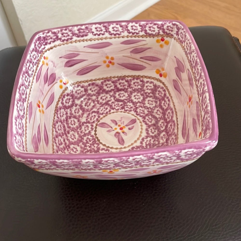 Decorative Oven to table serving bowl